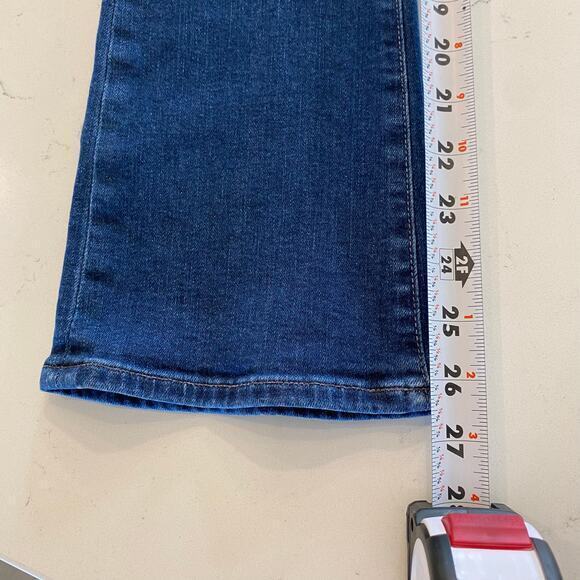 Paige Colette Crop Flare Jeans in Mai Tai size 24 - Picture 11 of 12